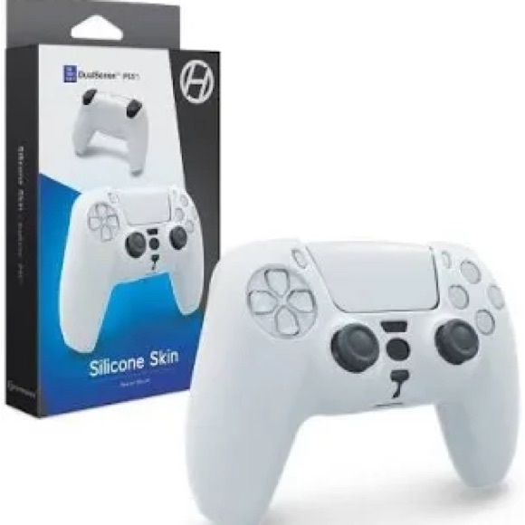 🌹 New • HYPERKIN PS5 Silicone Skin For DualSense - White - Picture 1 of 15